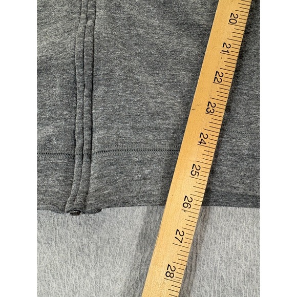 NYU Violets Screened Logo Light Weight Hoodie Jacket (Men's Large) Gray - Picture 6 of 12